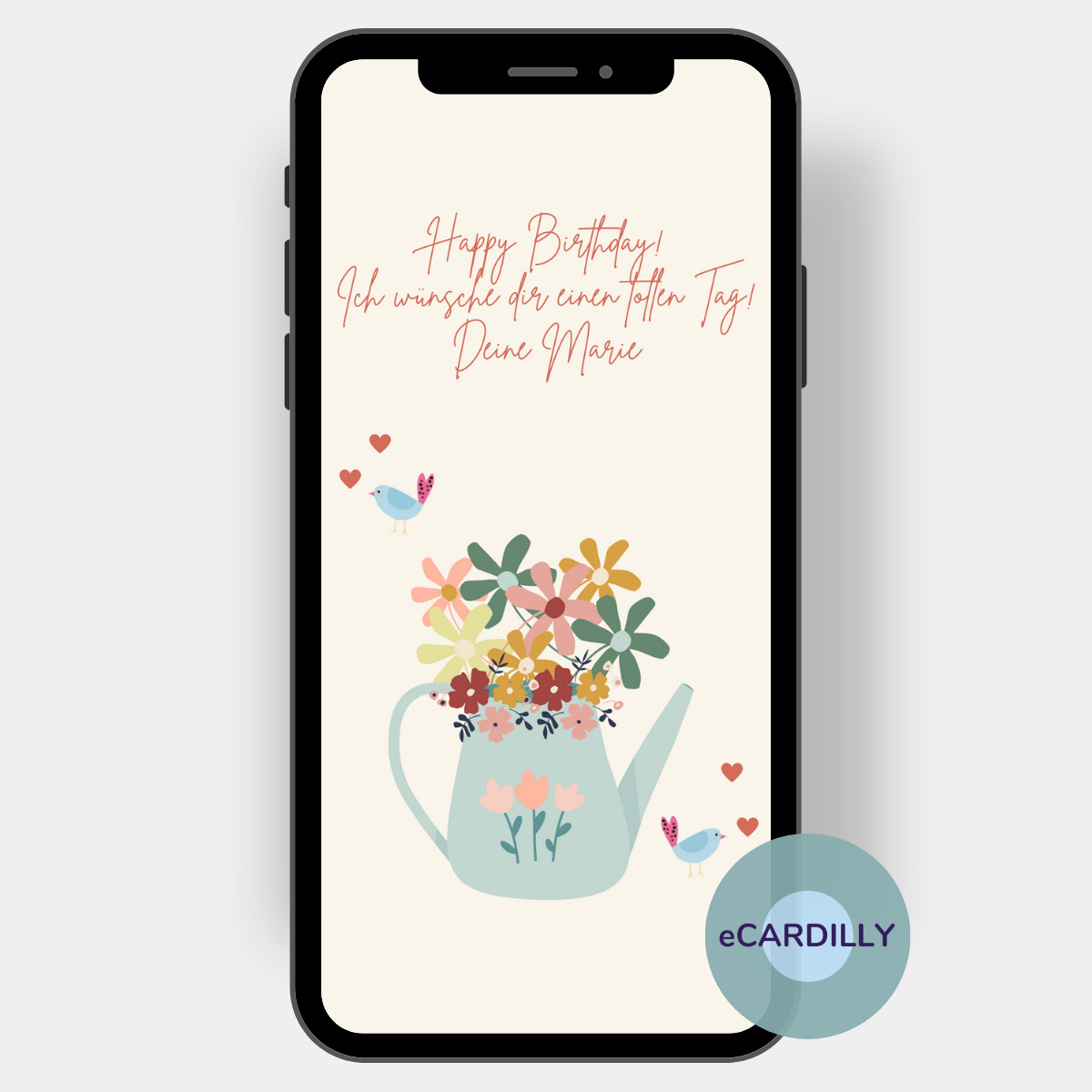eCard - greeting card watering can