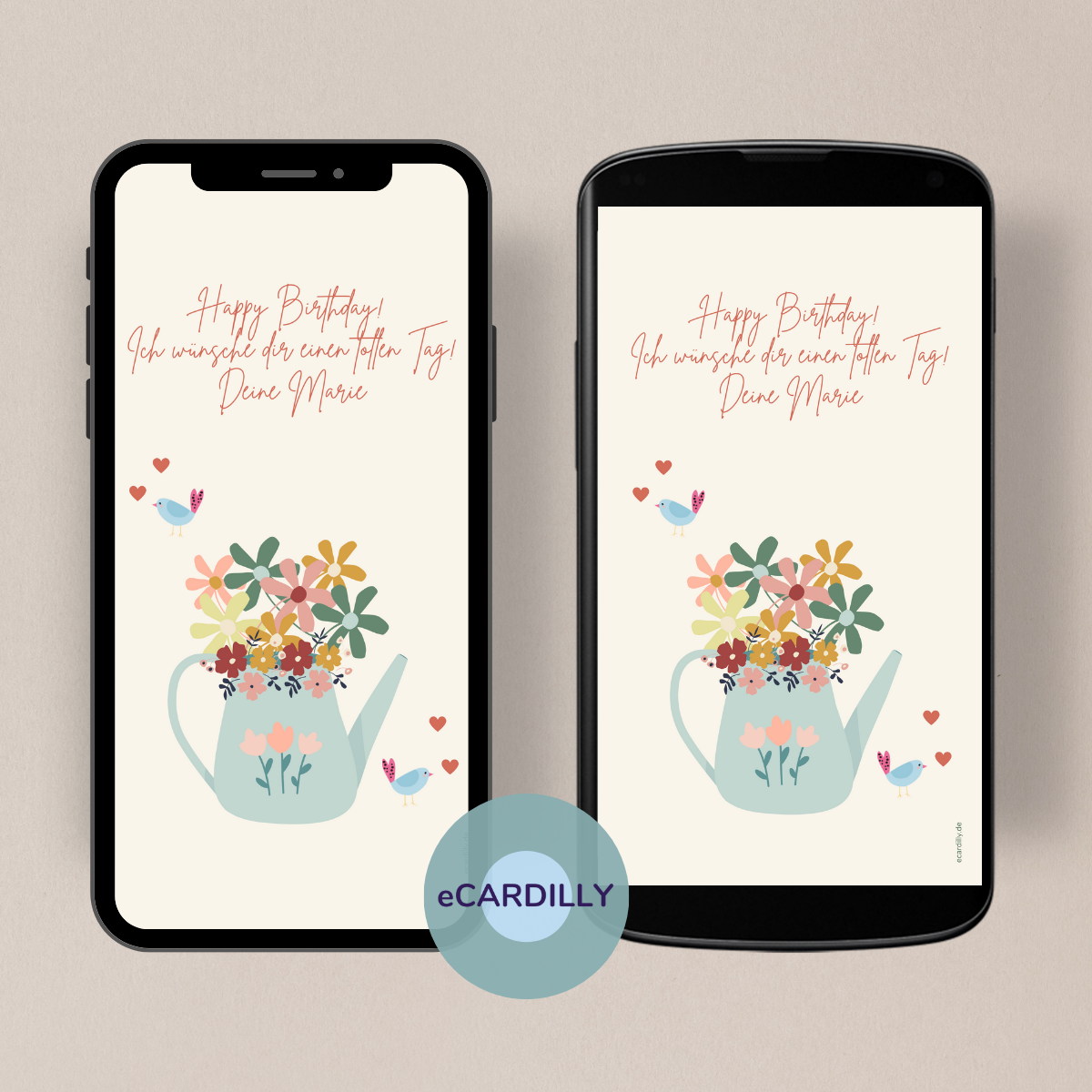 eCard - greeting card watering can