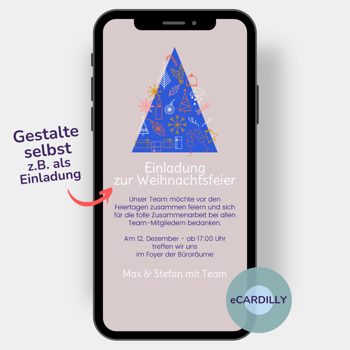 eCard - Modern XMAS