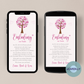 eCard - Heart tree pink