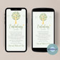 eCard - Heart tree green