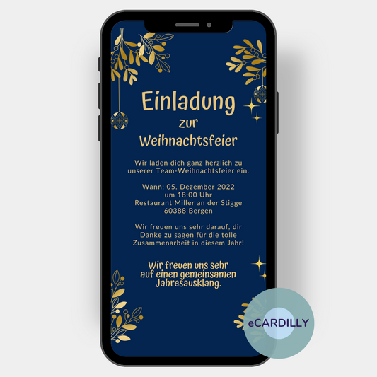 eCard - Golden branch