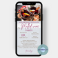 Mulled wine outdoor winter party ecard paperless invitation whatsapp template
