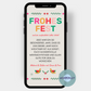 FROHES FEST stht in großen, bunten Buchstaben ganz oben auf dieser Weihnachtskarte, dazu kommen noch ein paar persönlich Grüße - auch für das neue Jahr! Die kleinen Design-Details dieser eCard erinnert ein wenig an die Kreuzstickereien unserer Großmütter